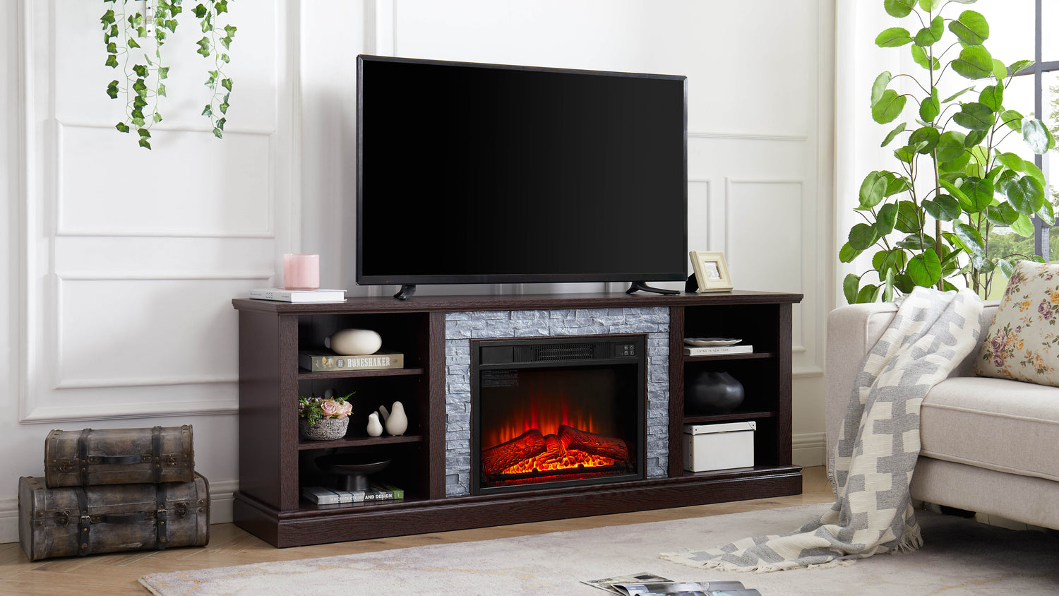 Discover How a TV Media Stand Fireplace Transforms Your Home Comfort