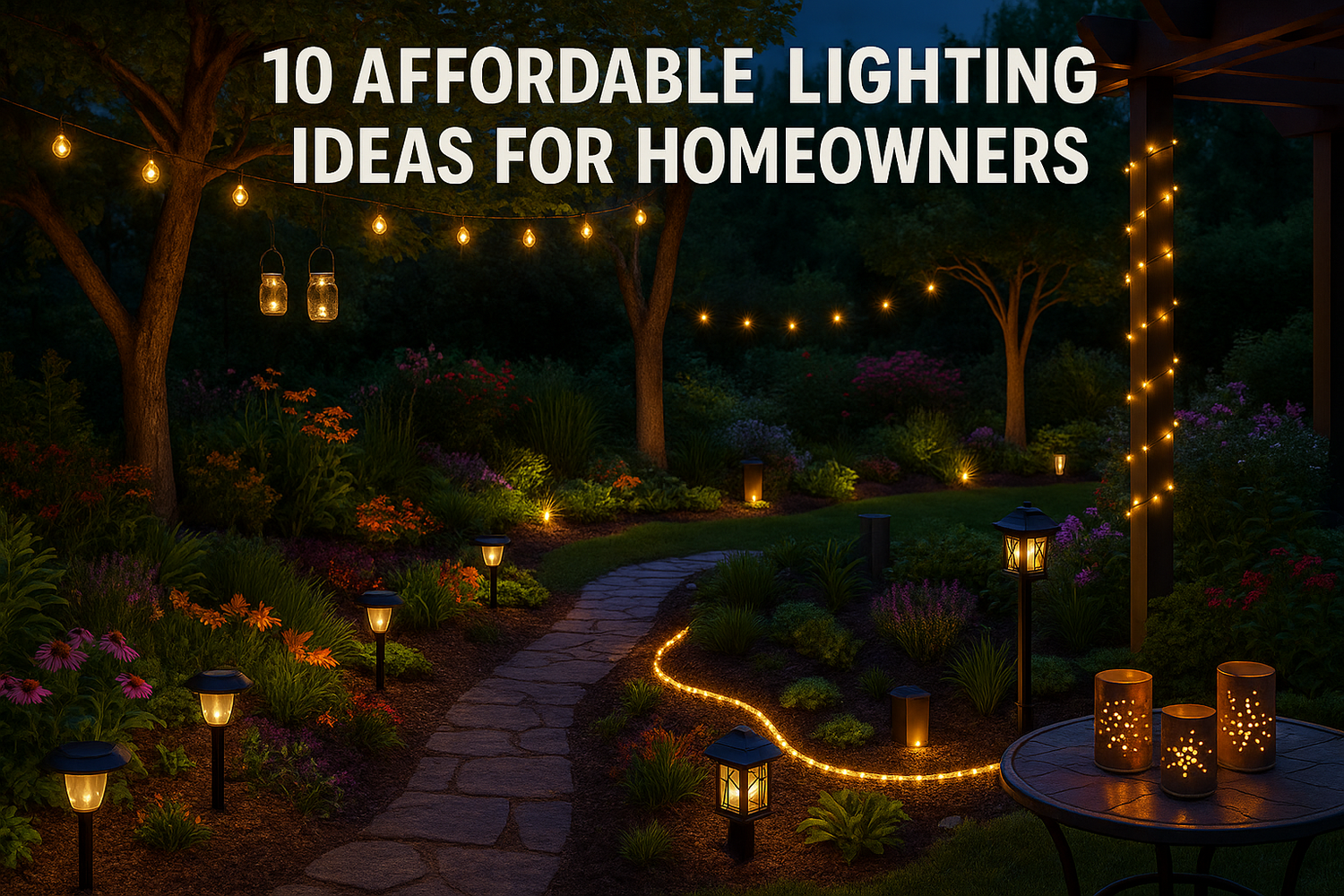 10 Affordable Garden Lighting Ideas Every Homeowner Should Try