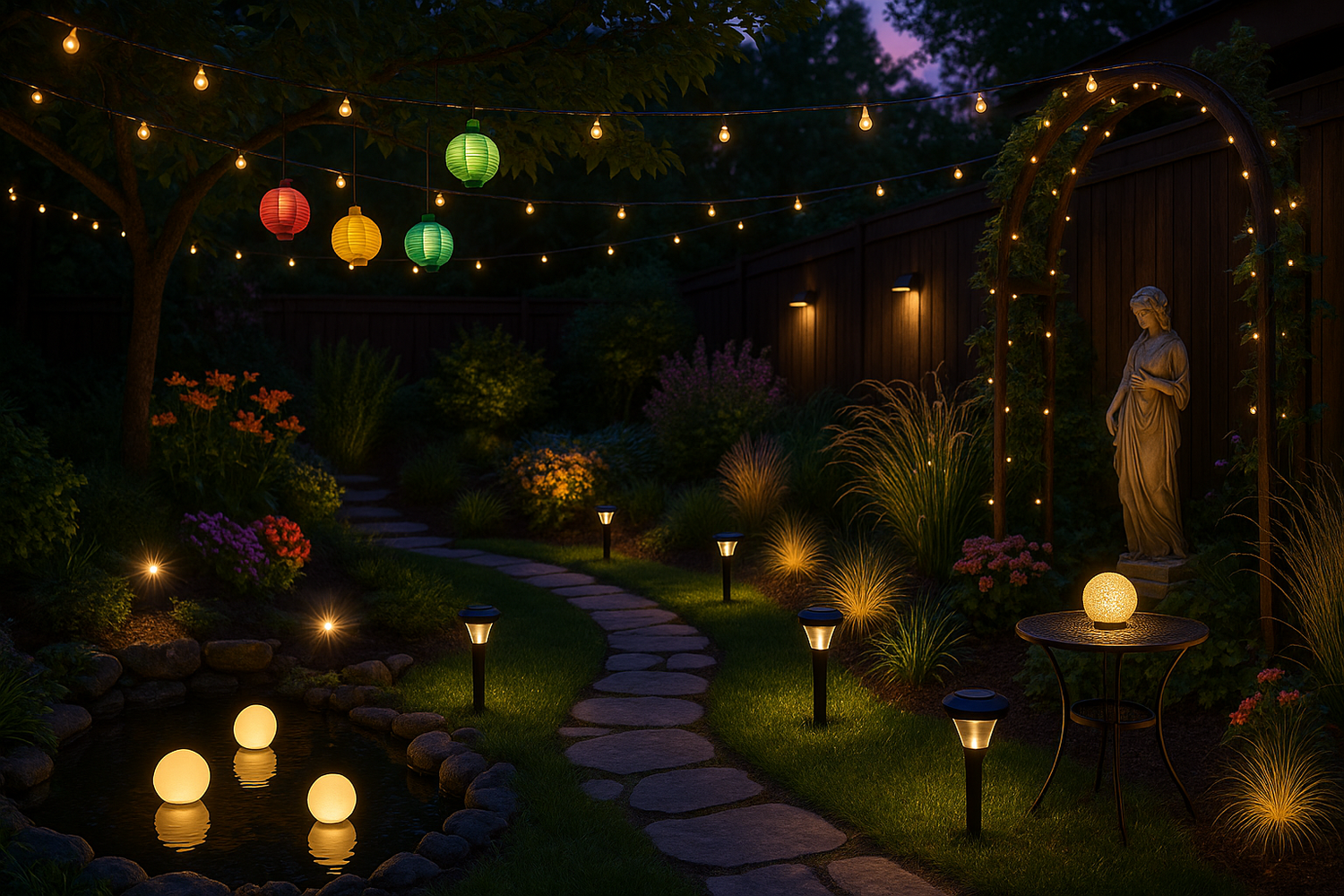 10 Creative Ways to Brighten Your Garden with Wireless Solar Lights