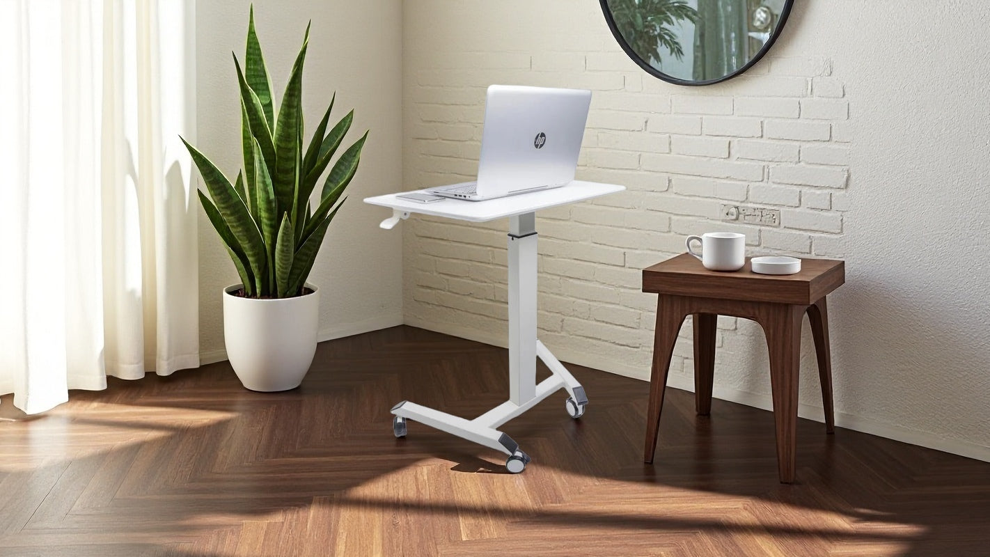 How a Compact Height Adjustable Desk Solves Small Space Office Problems