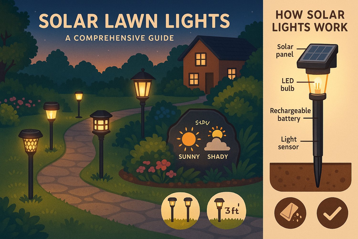 A Beginner’s Guide to Choosing and Using Solar Lawn Lights