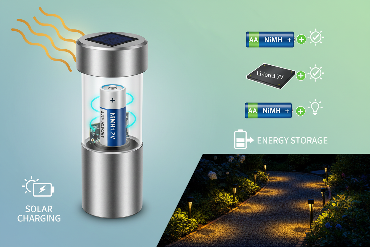 Are rechargeable batteries the secret to better solar lights