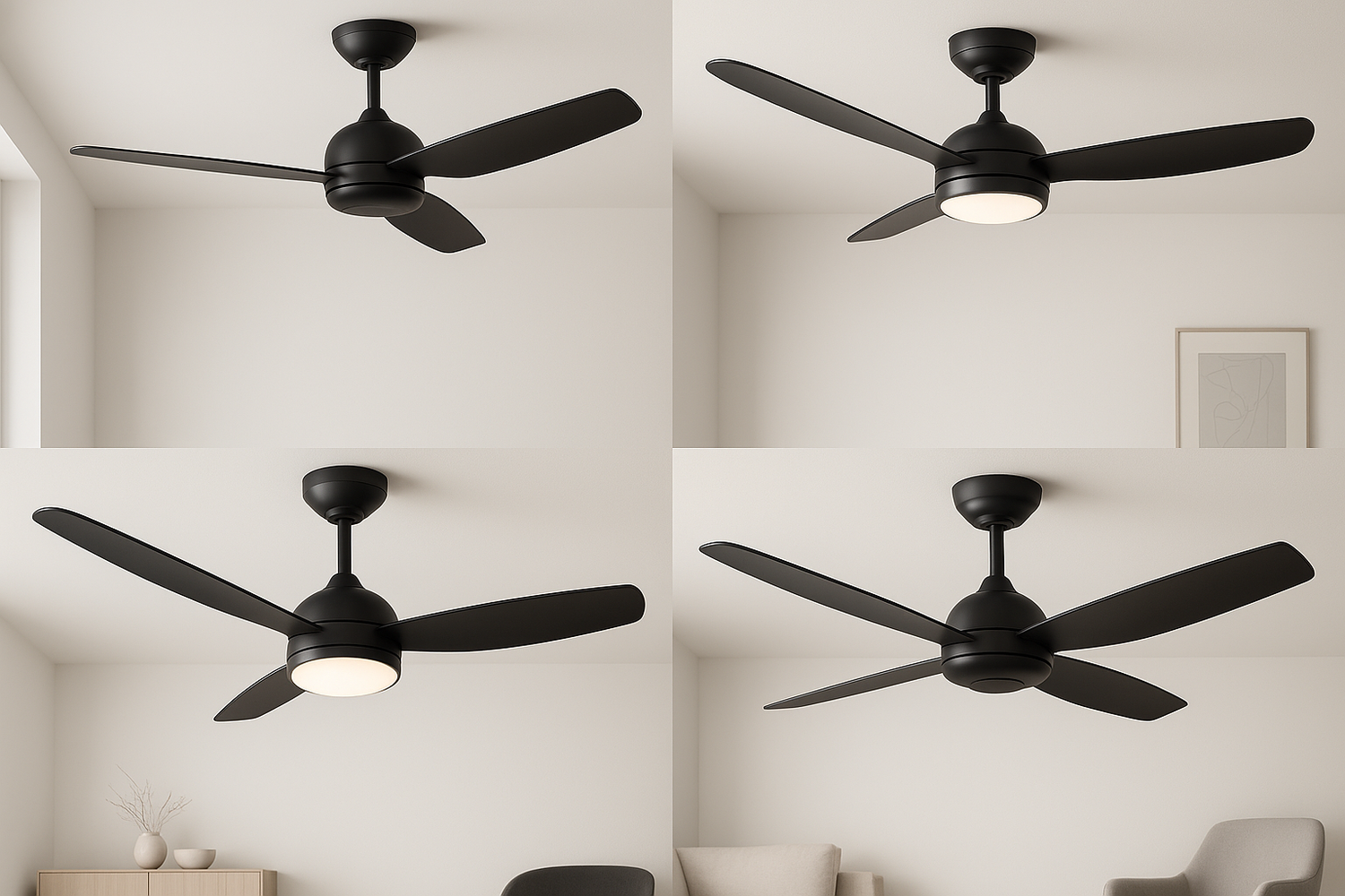 Best Black Ceiling Fans for Modern Homes Reviewed in 2025