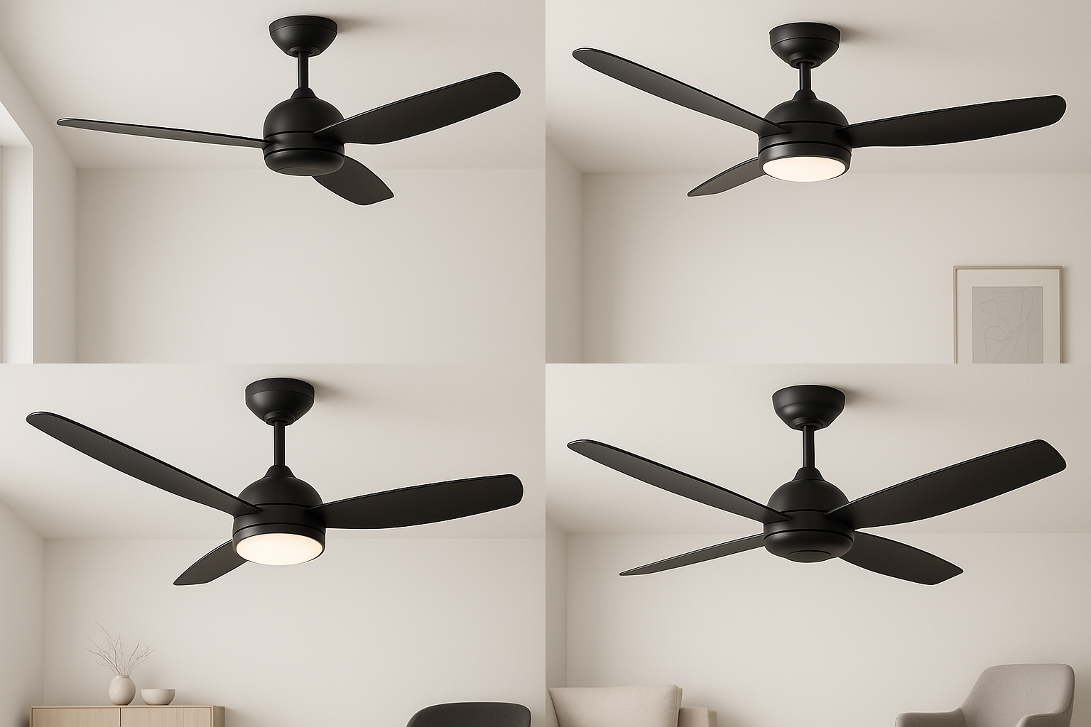 Best Black Ceiling Fans for Modern Homes Reviewed in 2025