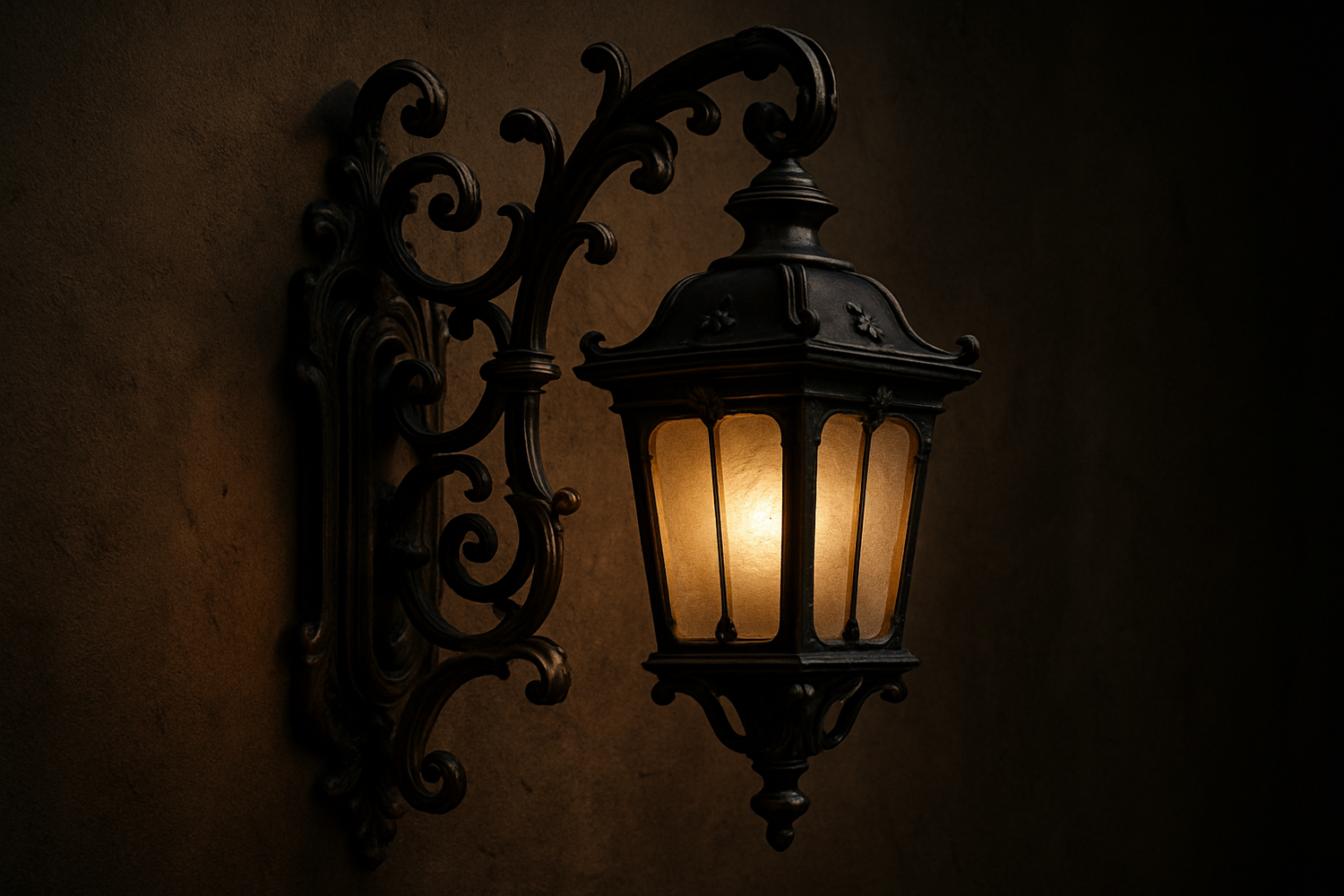 Black Vintage Wall Sconce Stands Out for Style and Strength