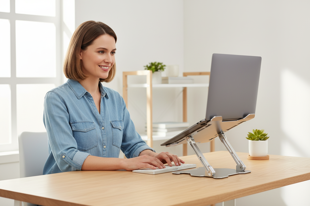 Stop Neck Pain Now: How Elevating Your Screen 30° Changes Your Posture Instantly