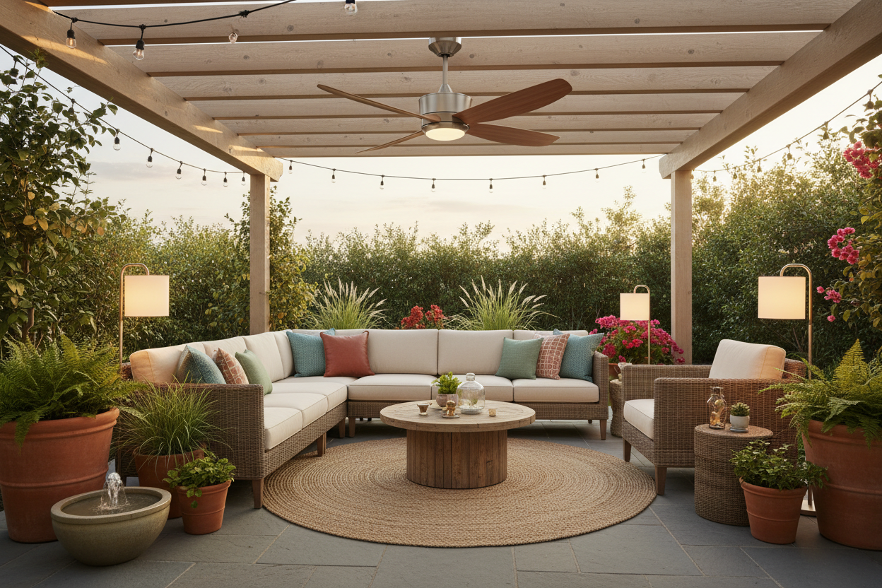 Ceiling Fans for Patios Make Outdoor Living Easy
