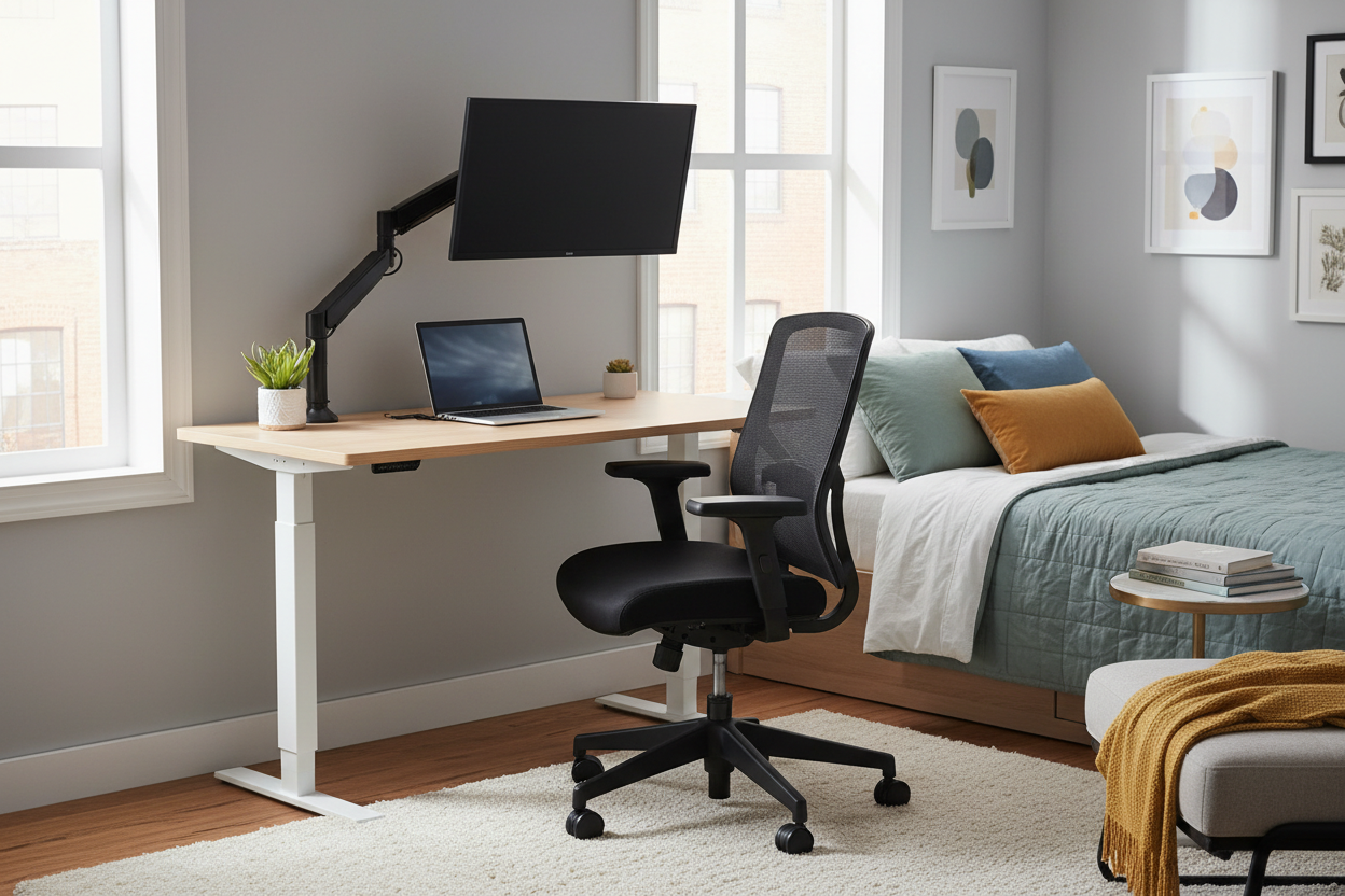 Small Space, Big Impact: How to Fit a Full Studio Office in a Bedroom Corner