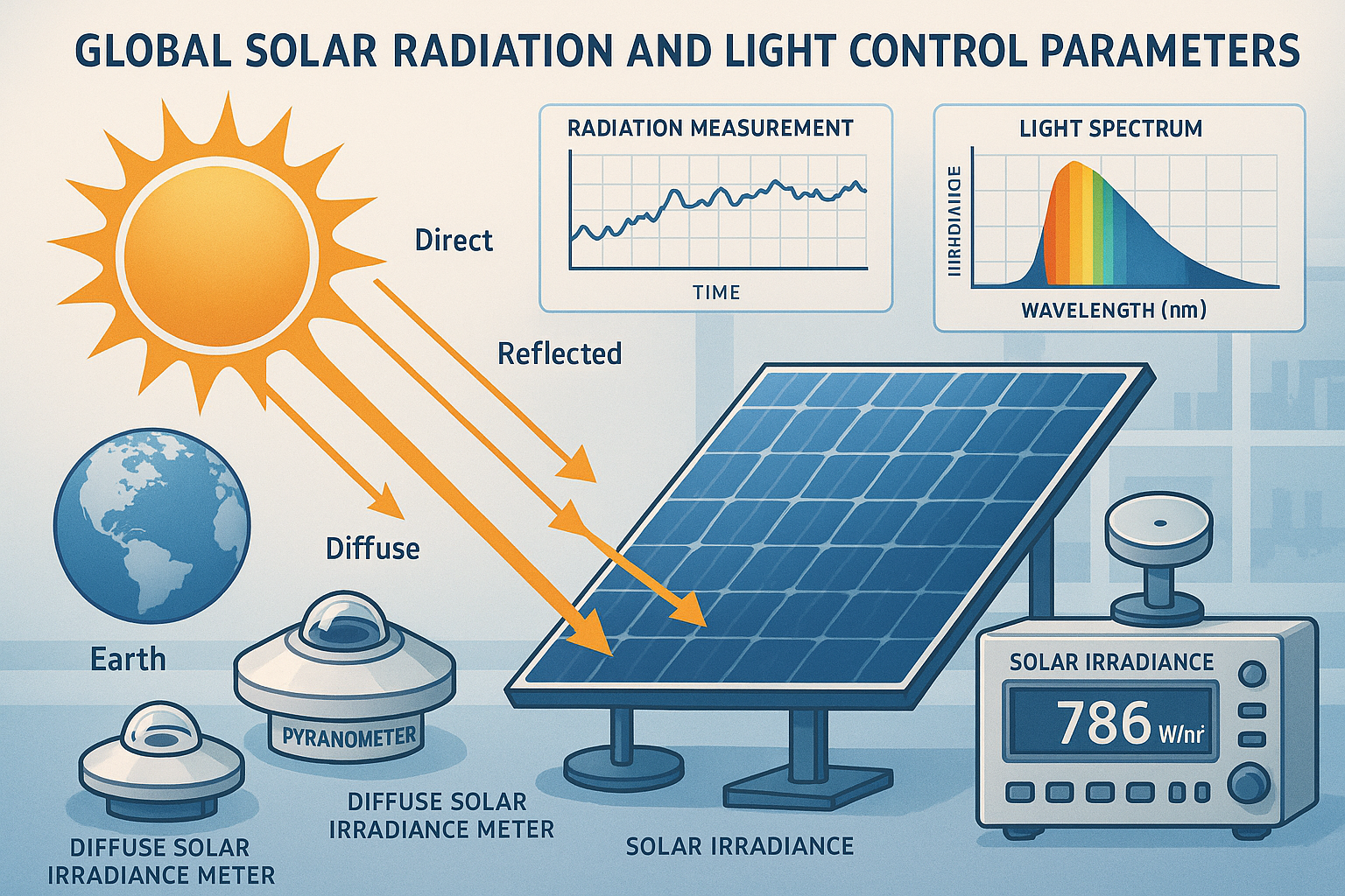 Solar Lights Wiki: A Guide to Precise Light Control Parameters of Global Solar Radiation