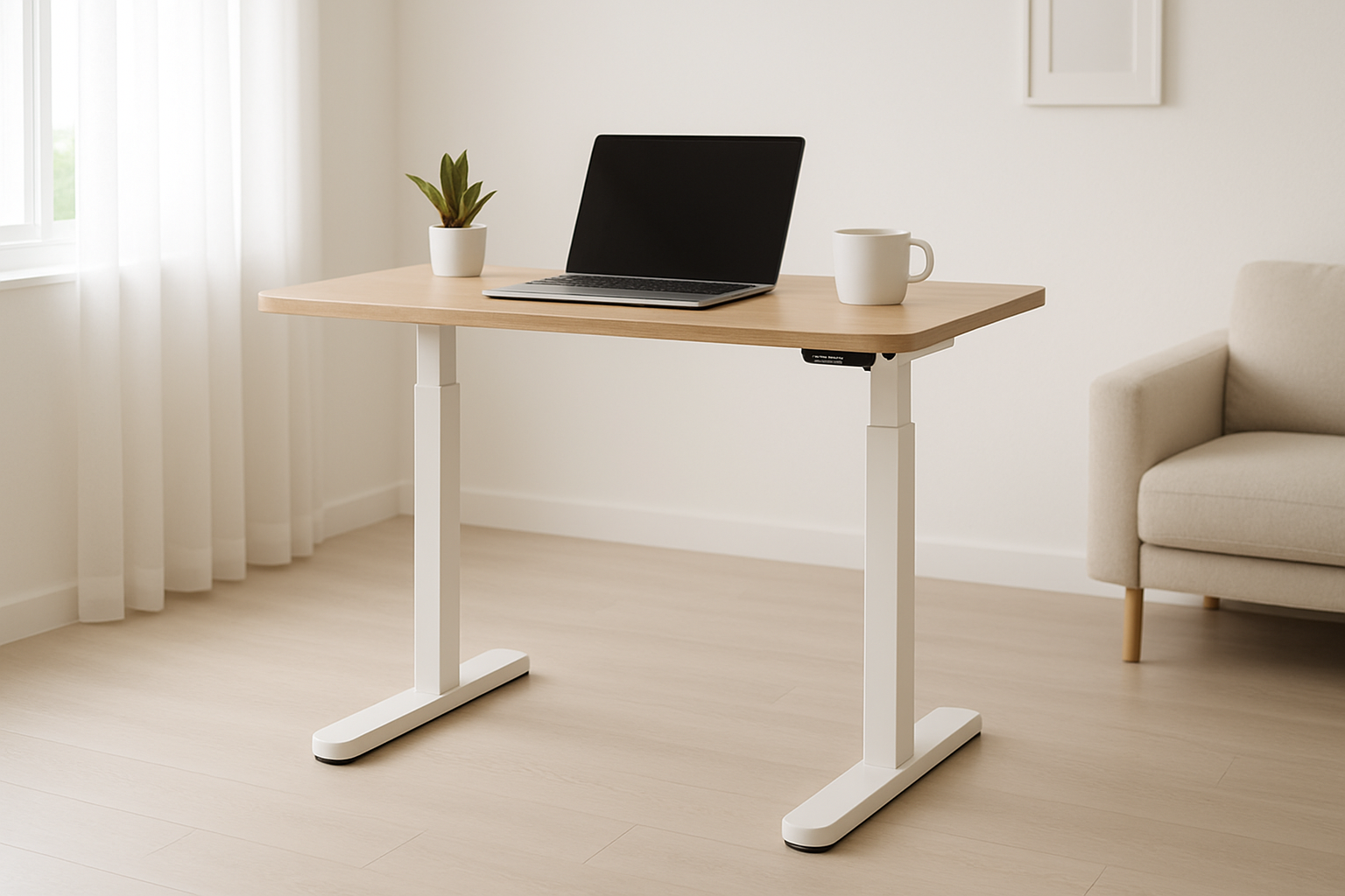 How a Compact Adjustable Desk Makes Minimalist Living Effortless