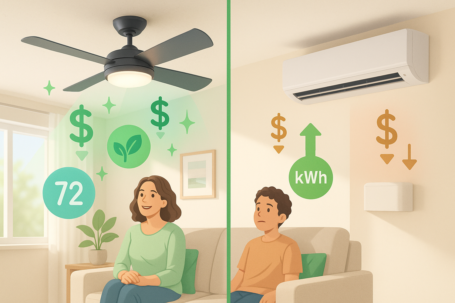 How an Energy-Efficient Ceiling Fan Can Help Lower Your Home Energy Bills