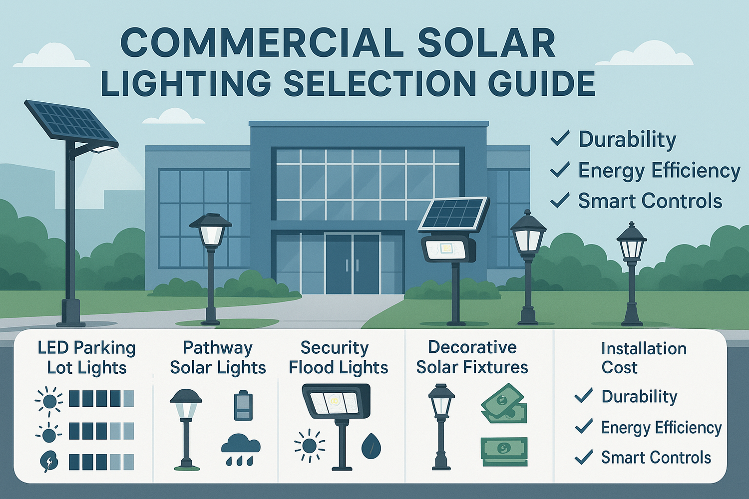 How to Choose the Best Commercial Solar Lights for Your Business in 2025