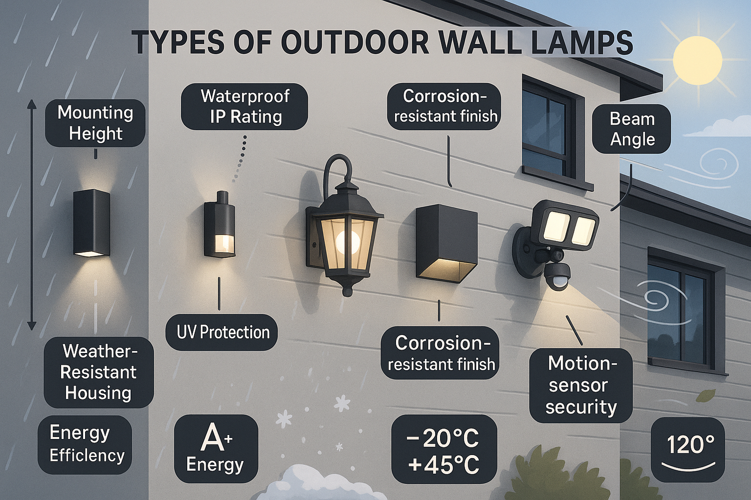 How to Choose the Best Outdoor Wall Lamp for Any Weather