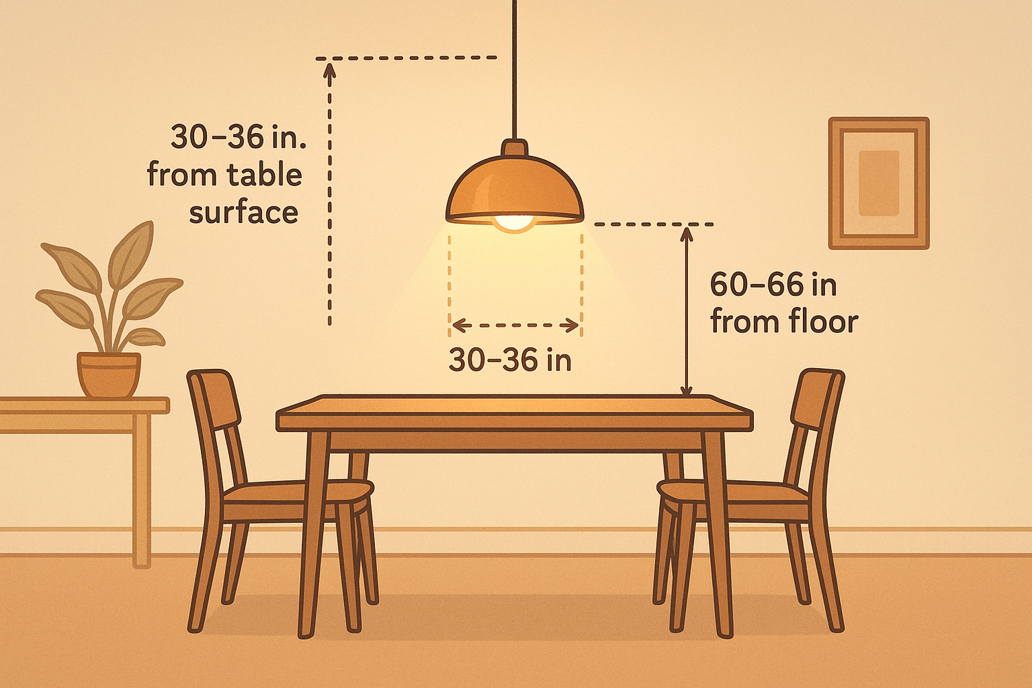 How to Find the Perfect Dining Pendant Height for Your Table