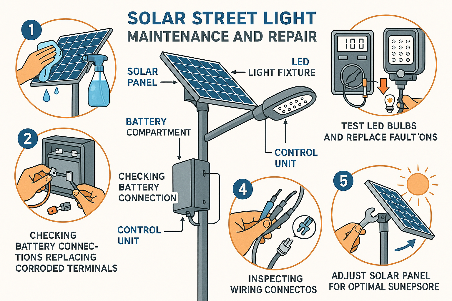 How to Fix Solar Issues in Common Solar Street Lights