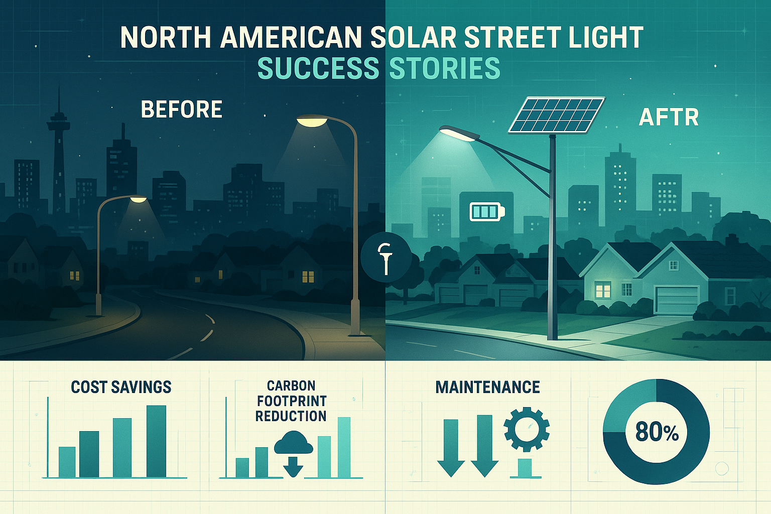 North American Solar Street Light Success Stories: A Technical Case Study Analysis