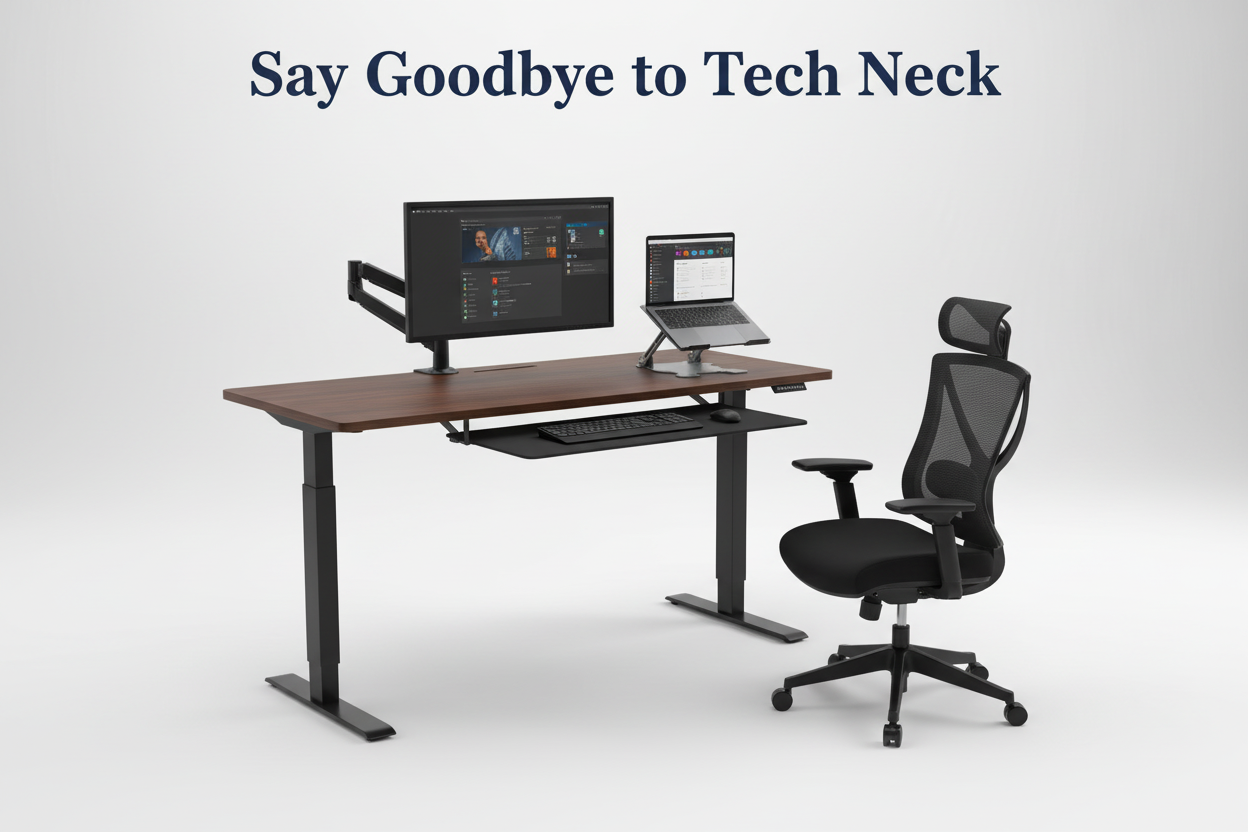Say Goodbye to "Tech Neck": 5 Instant Desk Adjustments to Relieve Neck Pain