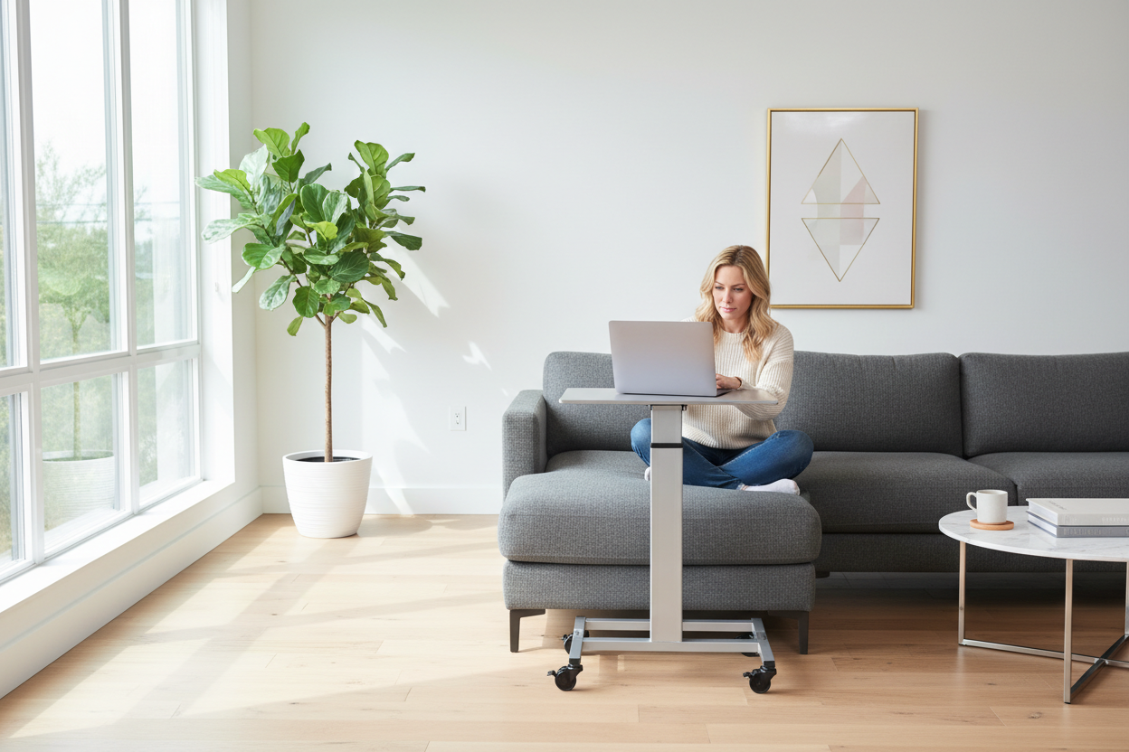 Beyond the Desk: Why Mobile Laptop Carts are the Best Home Office Hack for Small Apartments