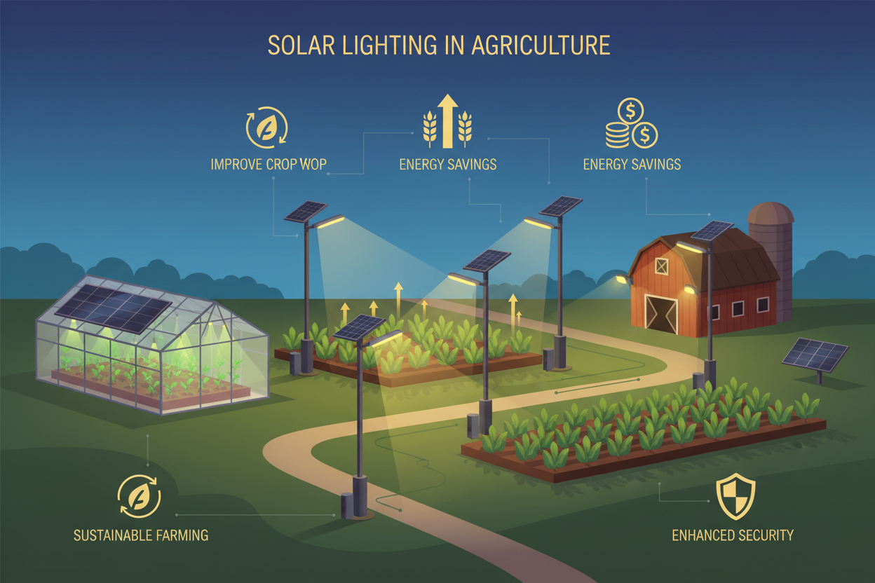 Solar Lighting Applications in Agricultural Areas