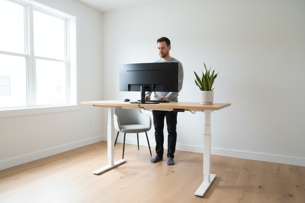 How to Find the "Sit-Stand Sweet Spot" for Lower Back Pain Relief