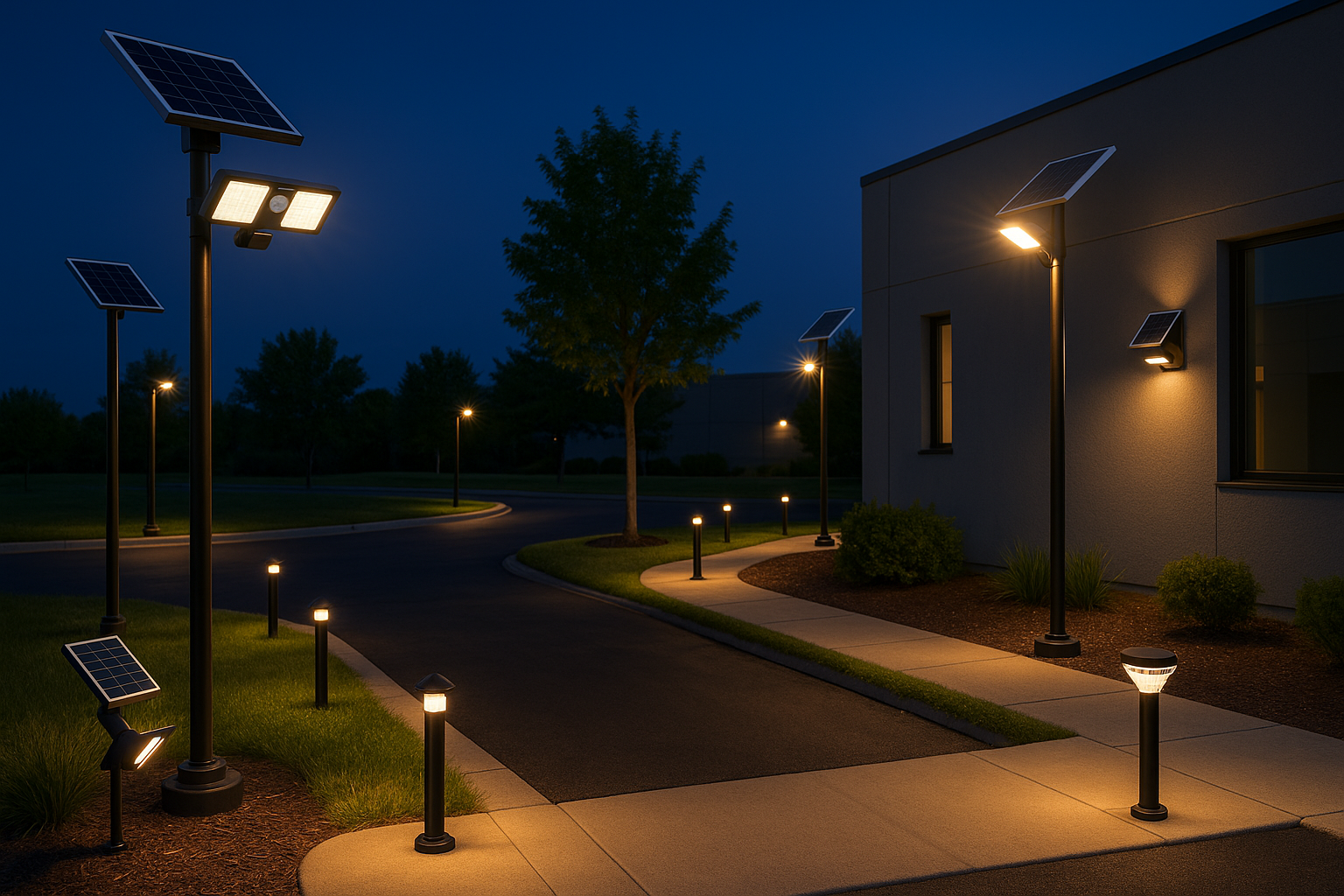 Top 10 Commercial Solar Lighting Solutions for Security and Pathways