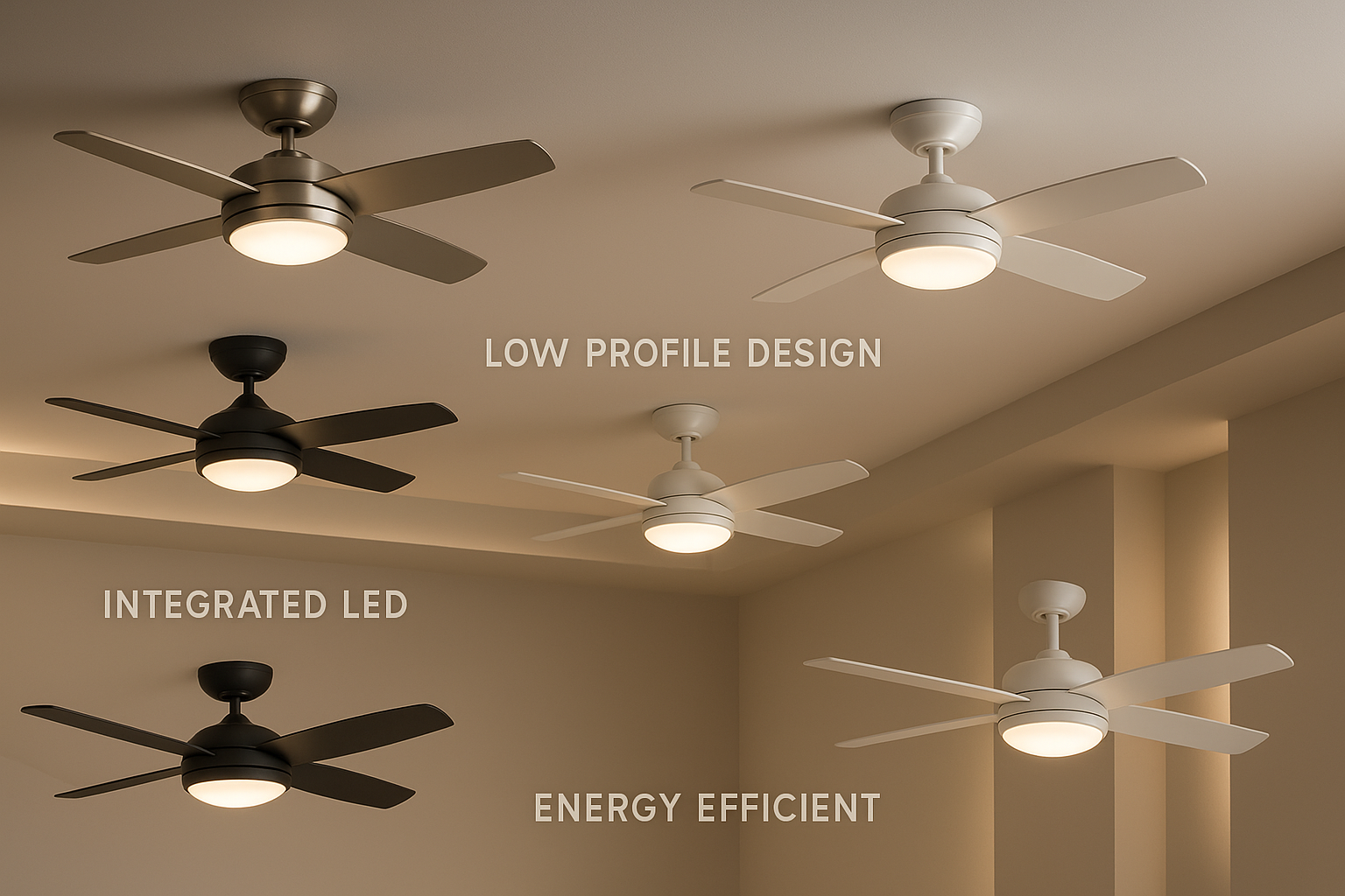 Top Low Profile Ceiling Fans With Lights and Remotes for Modern Homes
