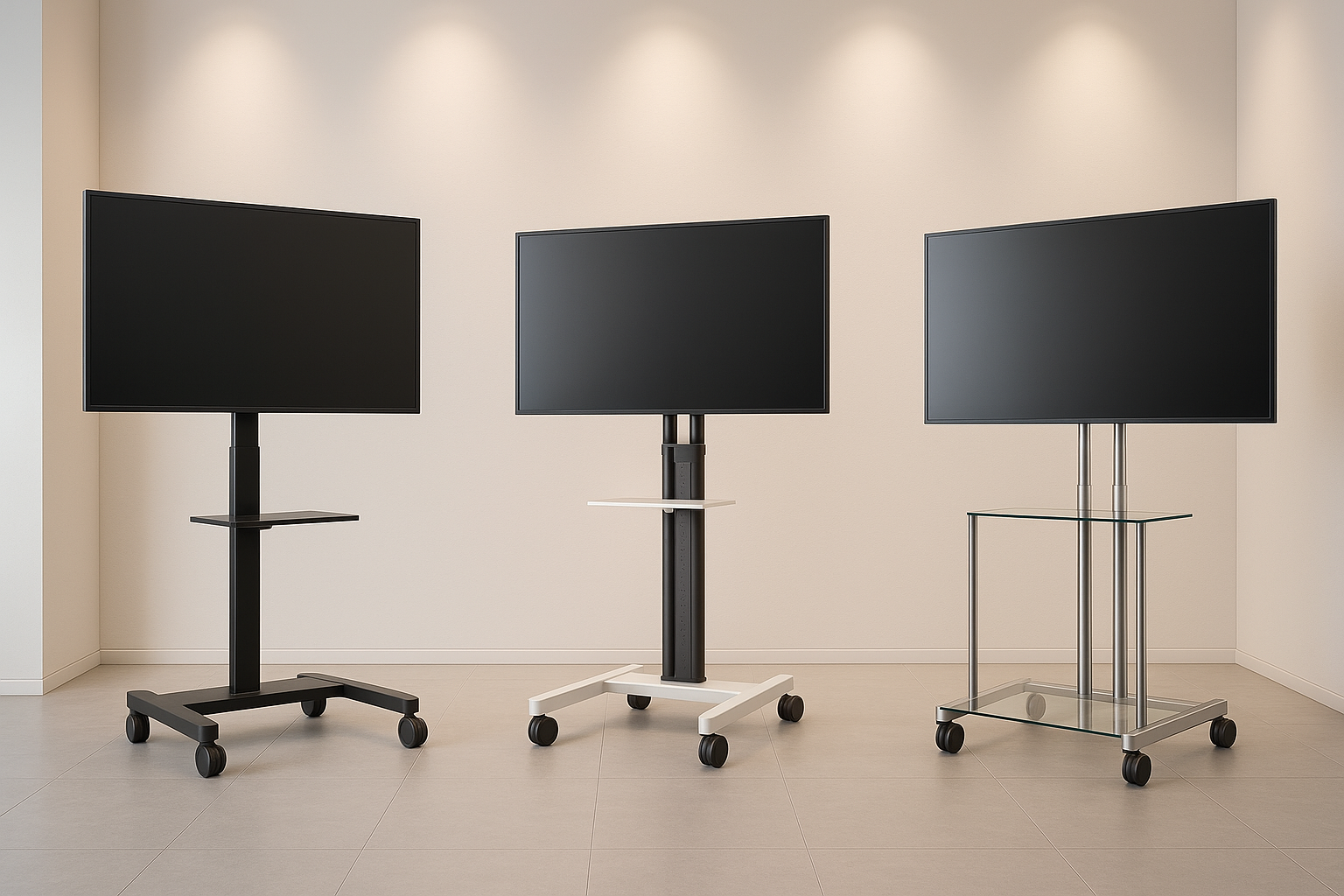 Top Picks for TV Floor Stands with Wheels This Year