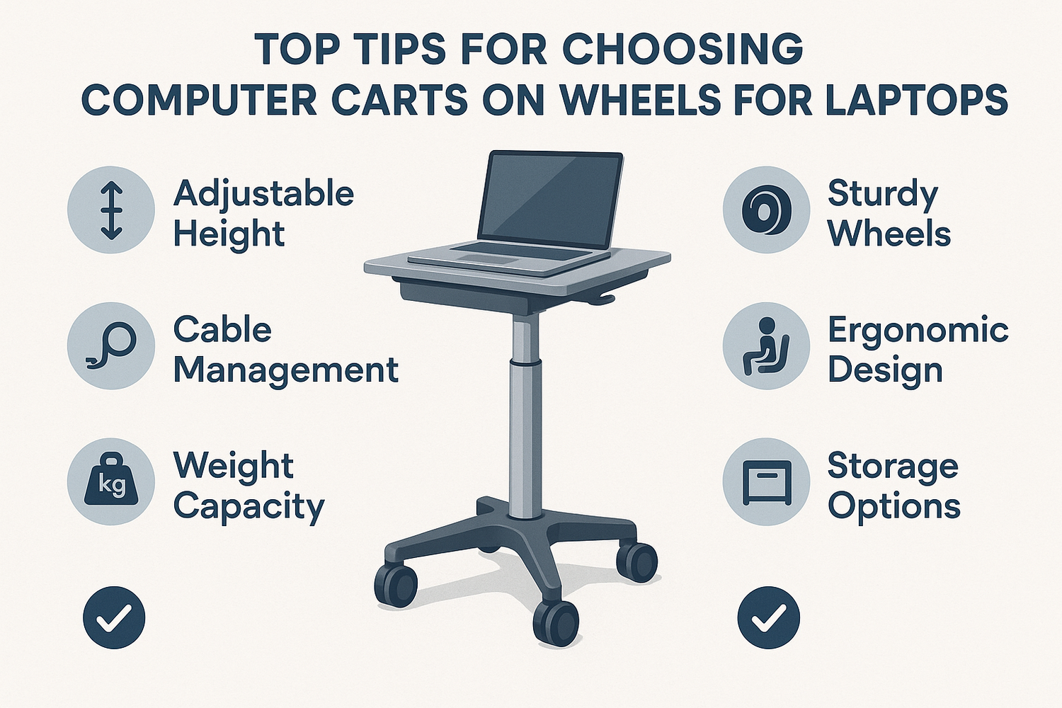 Top Tips for Choosing Computer Carts on Wheels for Laptops