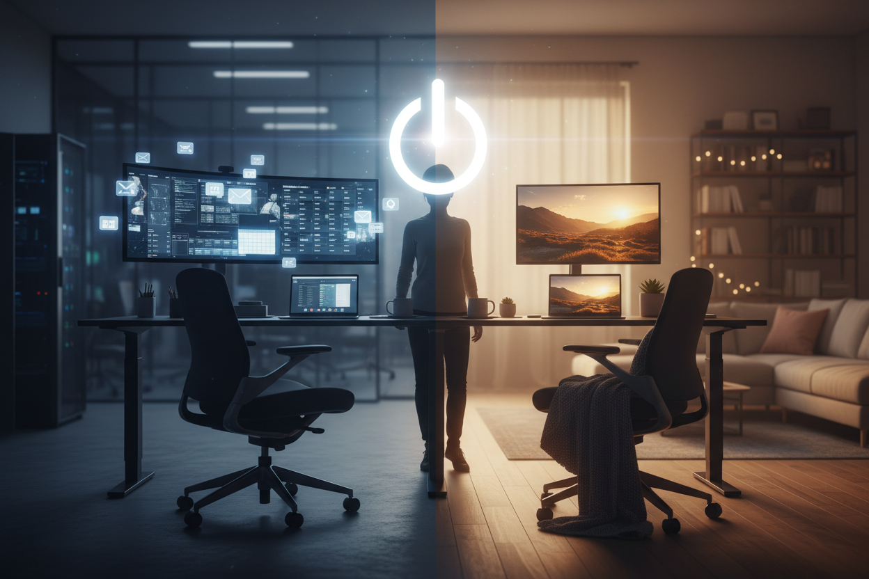 WFH vs. The Office: Using Physical Boundaries to Reclaim Your 'Off-Switch'