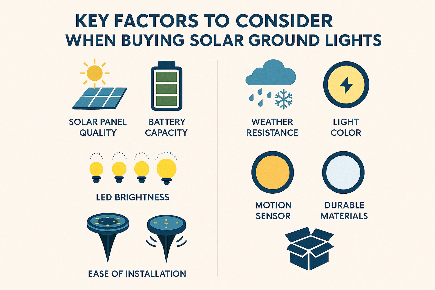 What to Look for When Buying Solar Ground Lights