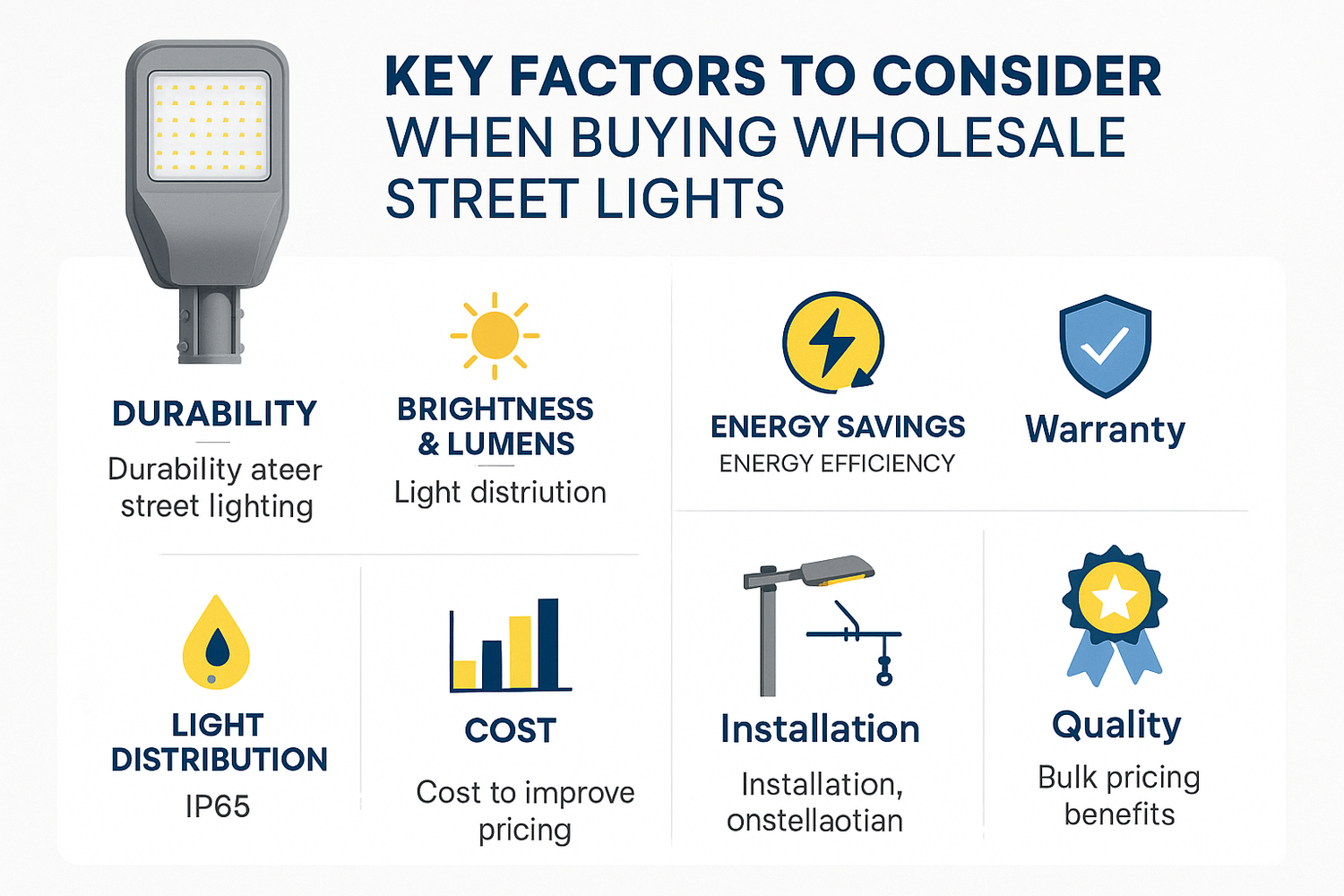 What to Look for When Buying Wholesale Street Lights