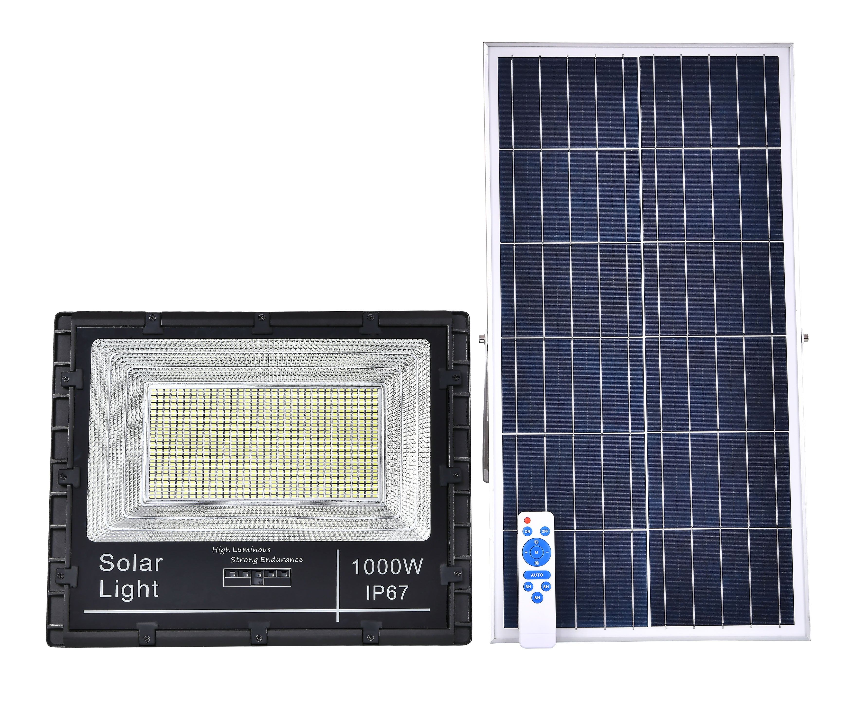 Wholesle LiFePO4 Solar Flood Lights: 20-24H Runtime, Remote + Motion Sensor