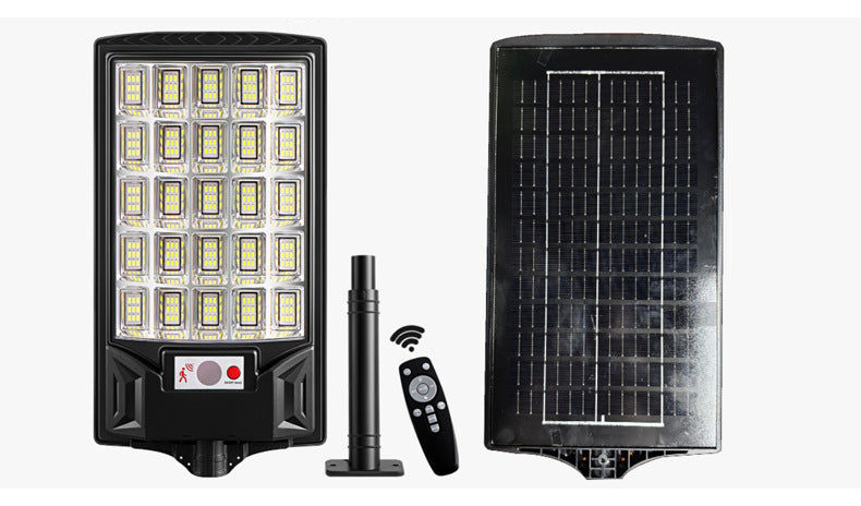 2025 Moon-Inspired Solar Motion Sensor Street Light – 500W, 225 LEDs, IP65, Radar & Remote, 12-16H Runtime