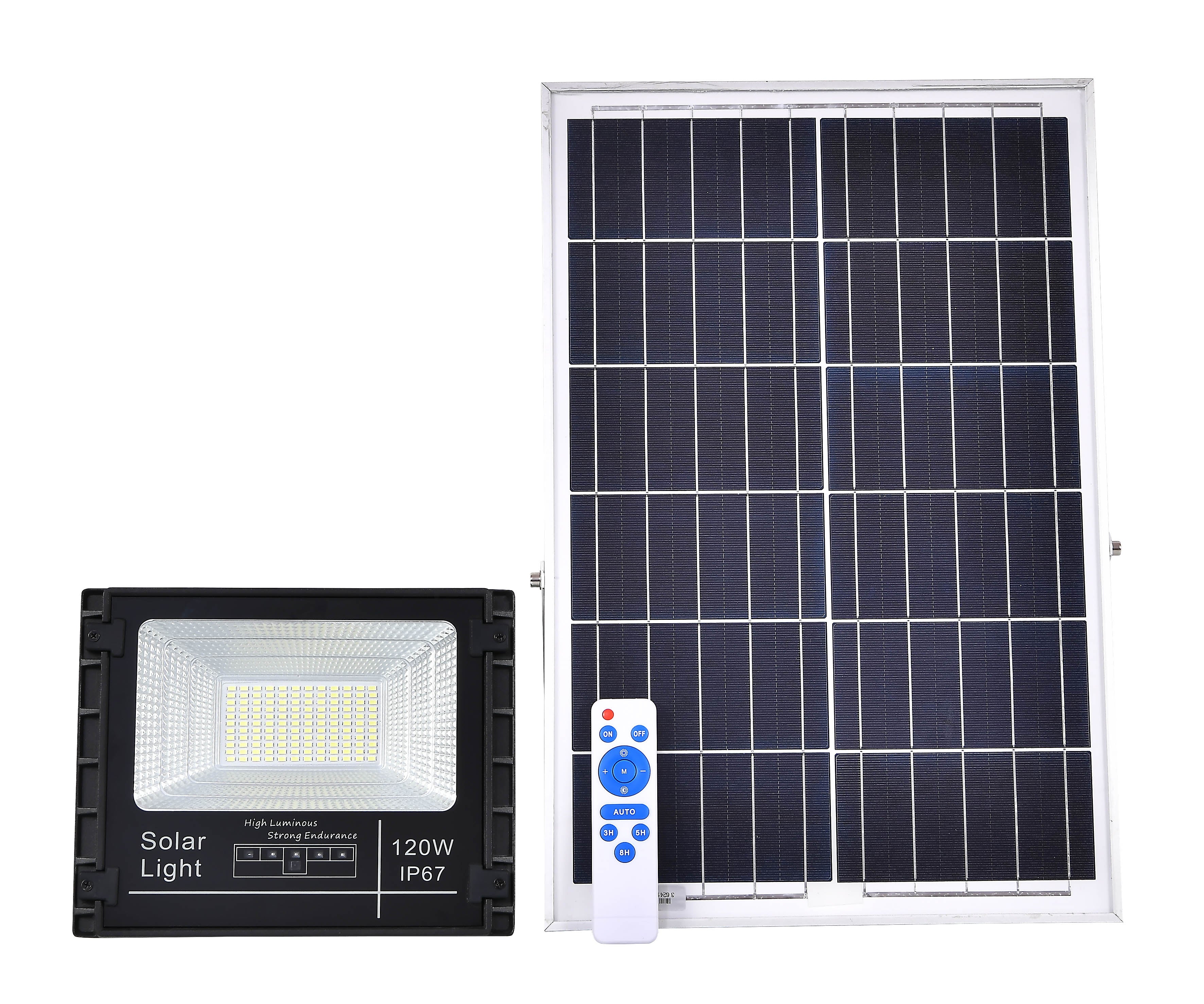 Wholesle LiFePO4 Solar Flood Lights: 20-24H Runtime, Remote + Motion Sensor