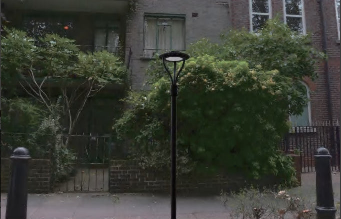 LED Post Top Light – 150W/100W/70W Selectable, Dimmable, High-Efficiency Outdoor Lighting