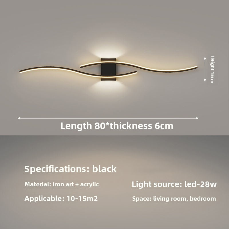 New Minimalist Line Wall Lamp For Living Room