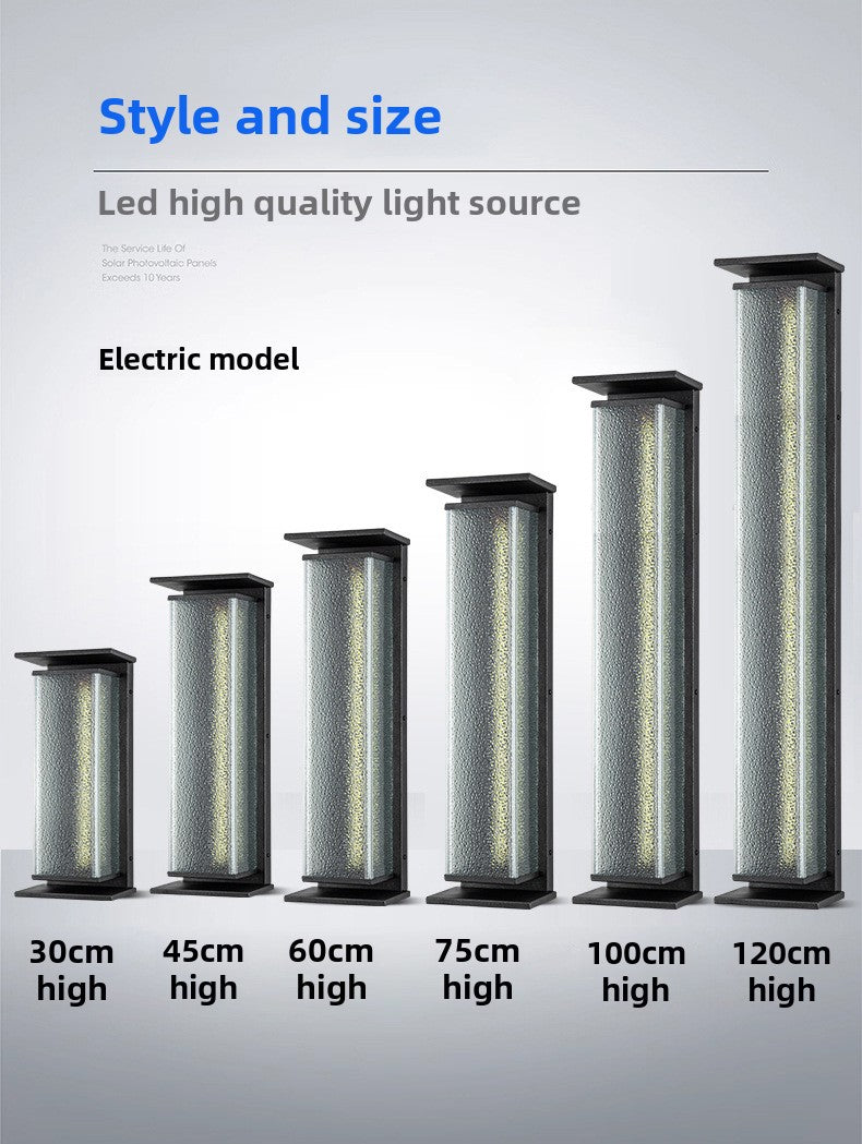 Outdoor Waterproof Solar Wall Lamp Villa on Both Sides of the Door Pillar Exterior Wall Courtyard