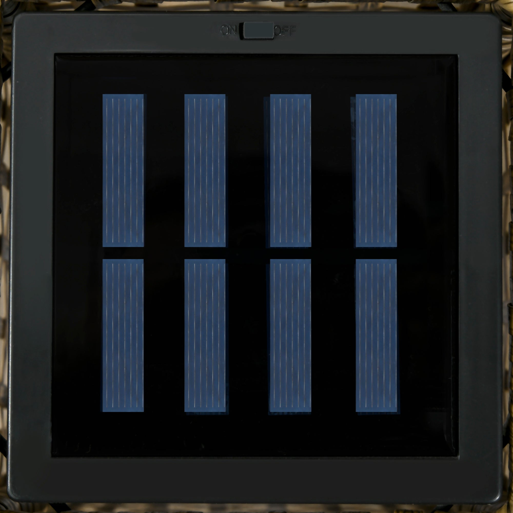 Solar Floor Lamp - 30.75" Outdoor Garden Pathway Light with Auto On/Off LED for Porch & Yard