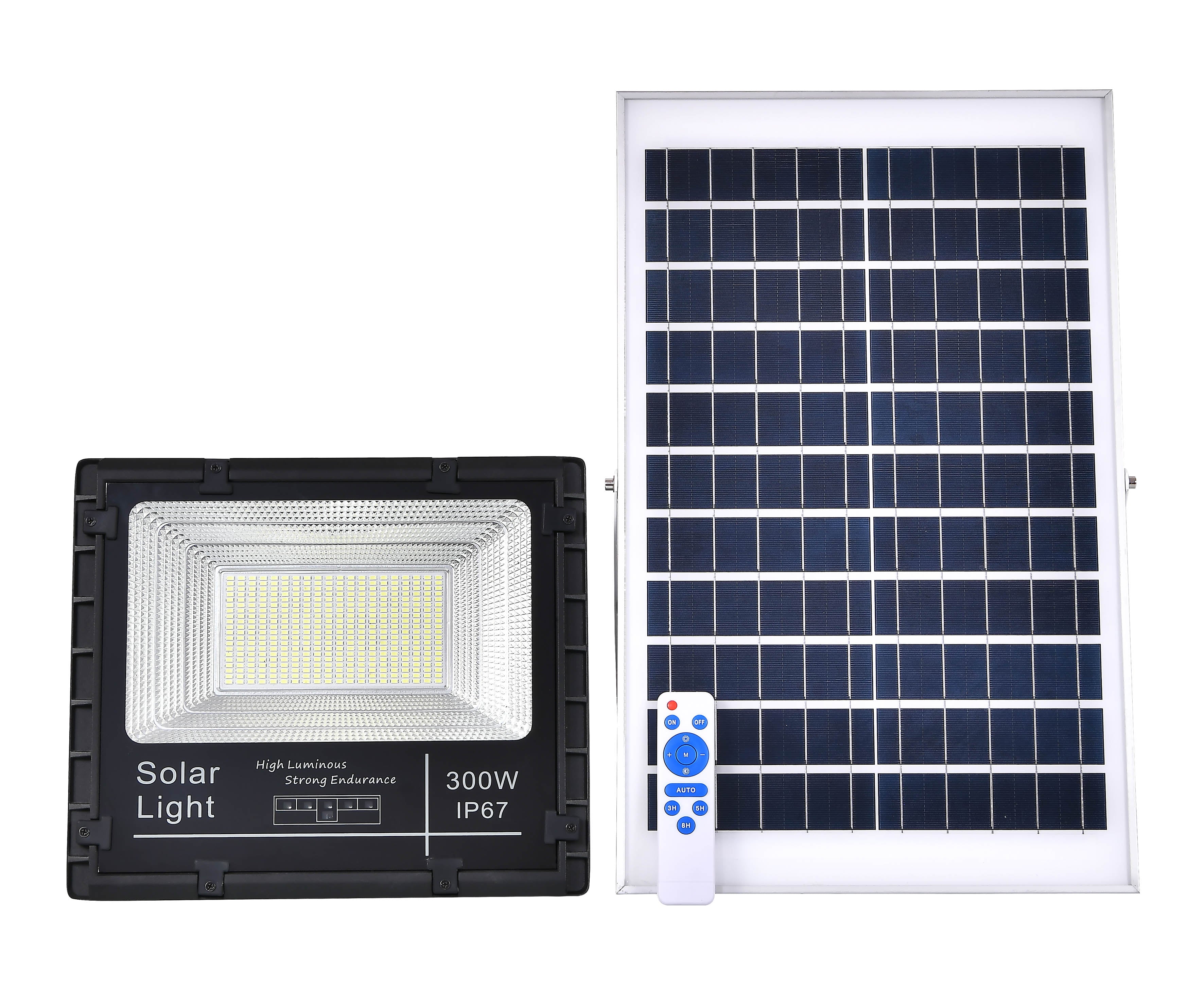 Wholesle LiFePO4 Solar Flood Lights: 20-24H Runtime, Remote + Motion Sensor