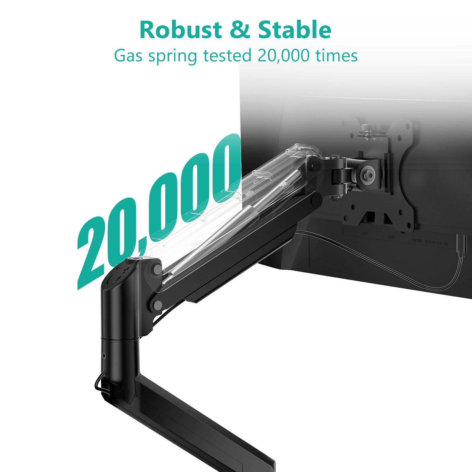 Full Motion Adjustable Single Monitors Arm
