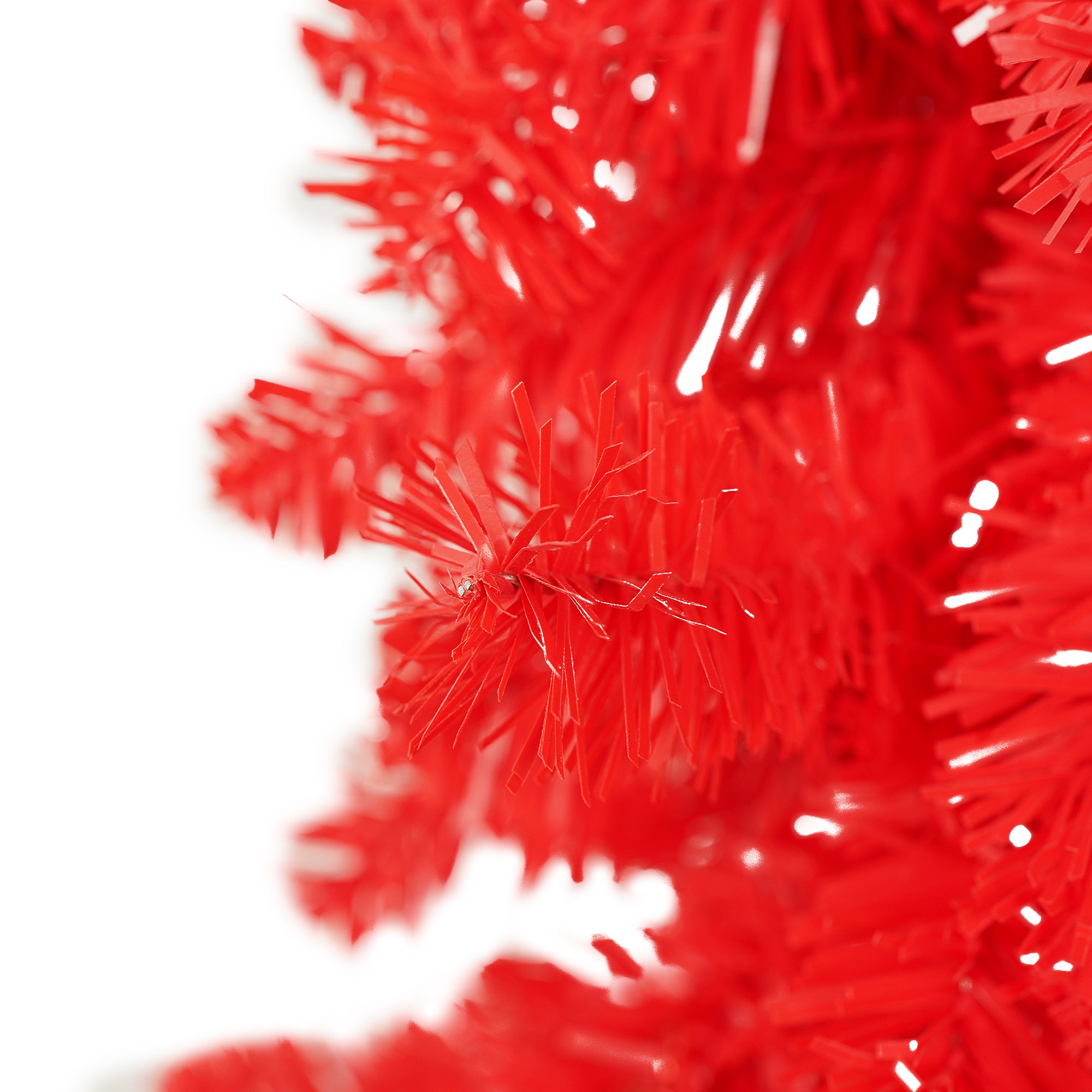 Lighted Santa Hat Style Christmas Tree Set of 2, 4ft Artificial Tree