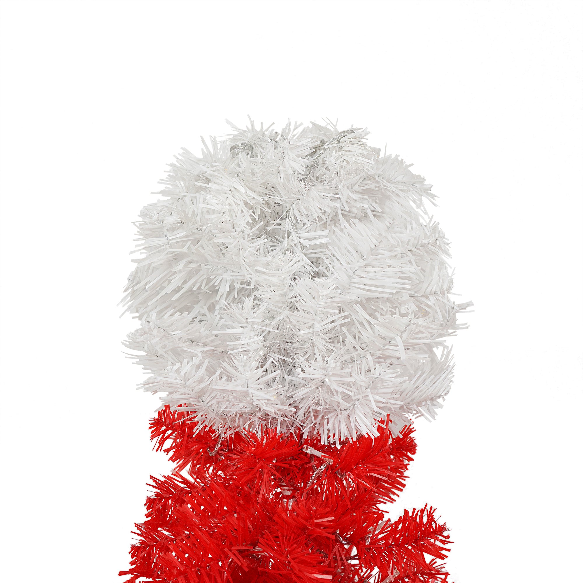Lighted Santa Hat Style Christmas Tree Set of 2, 4ft Artificial Tree