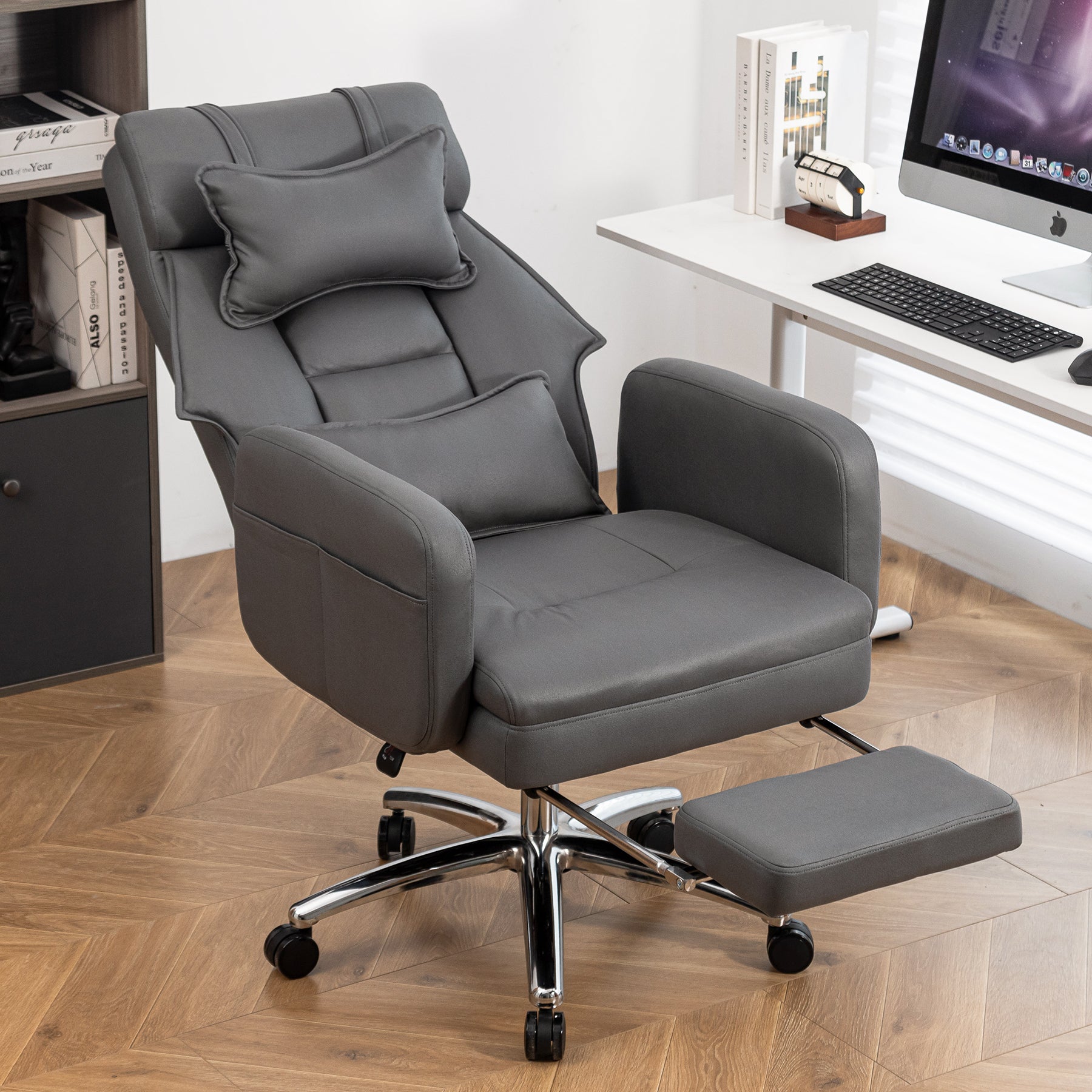 155° Reclining Swivel Ergonomic Office Chair