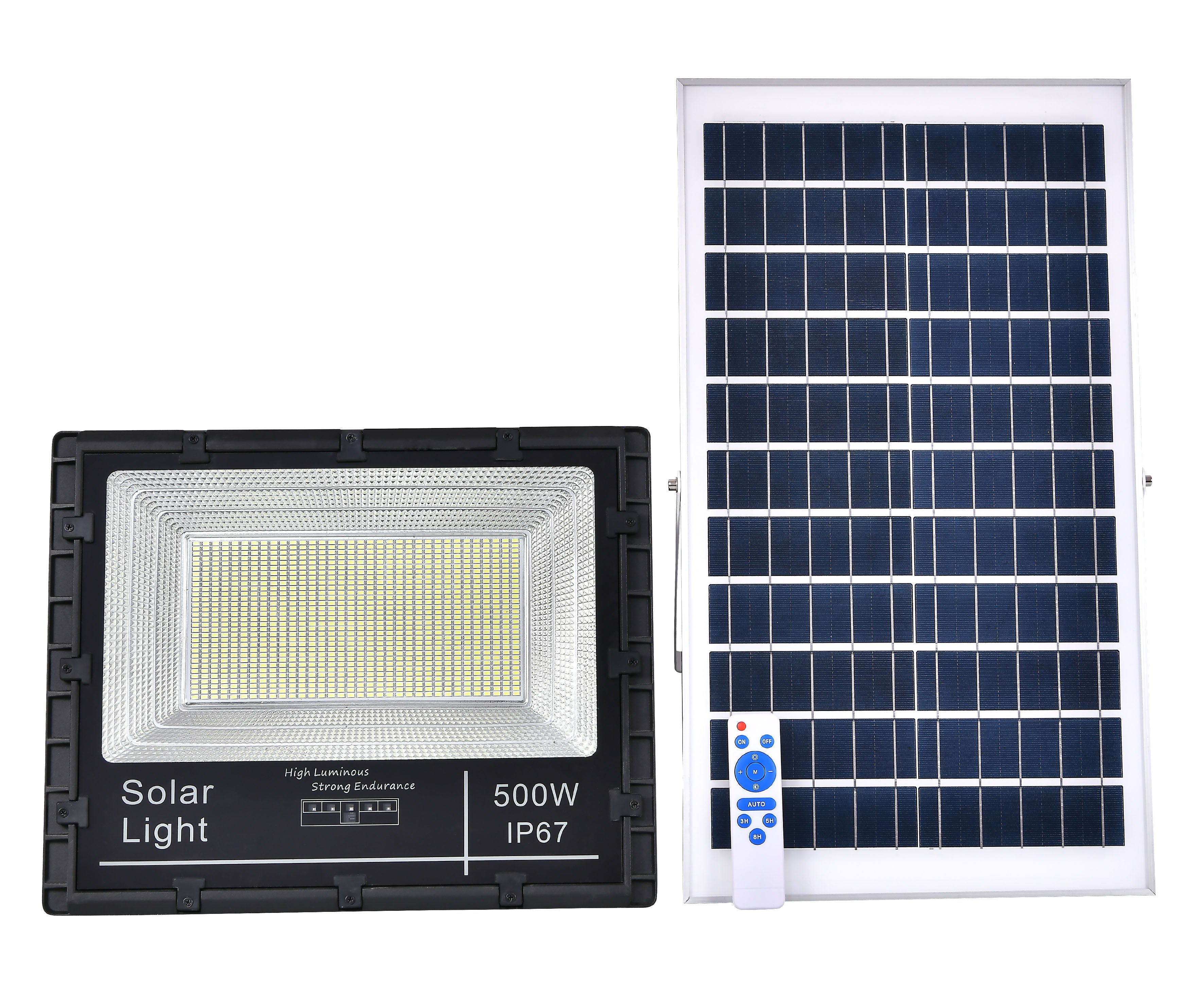 Wholesle LiFePO4 Solar Flood Lights: 20-24H Runtime, Remote + Motion Sensor
