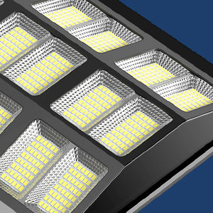 1600W BMW-Style Solar Street Light – 1152 LEDs, 30W Panel, 16-24H Runtime, 360㎡ Coverage