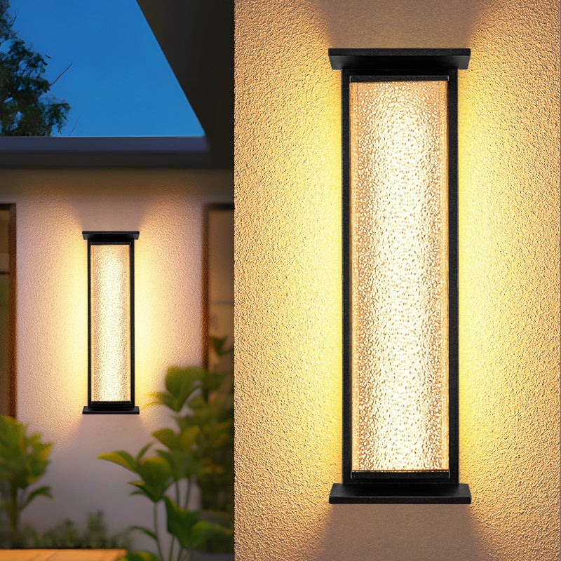 Outdoor Waterproof Solar Wall Lamp Villa on Both Sides of the Door Pillar Exterior Wall Courtyard