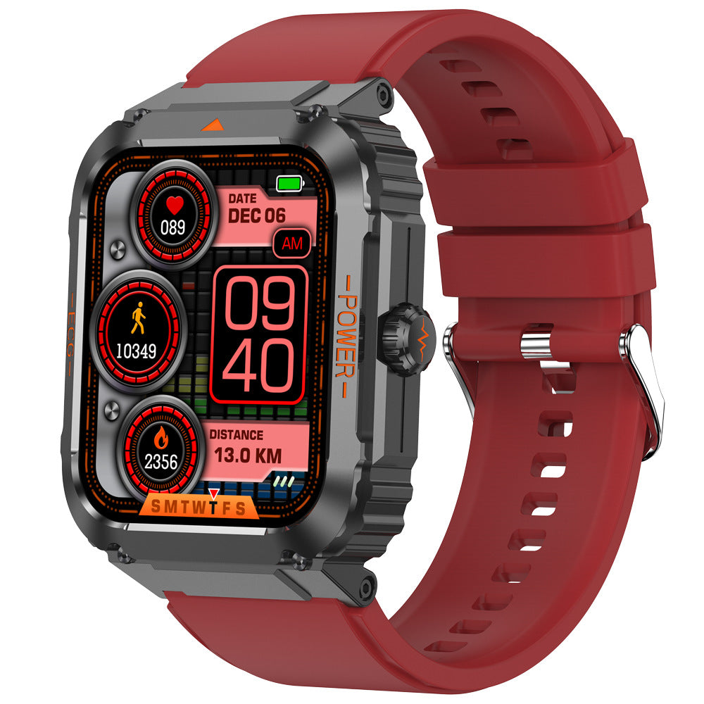 Smart Watch Outdoor Waterproof Bluetooth Call ECG Heart Rate Blood Sugar Temperature Monitoring Sports