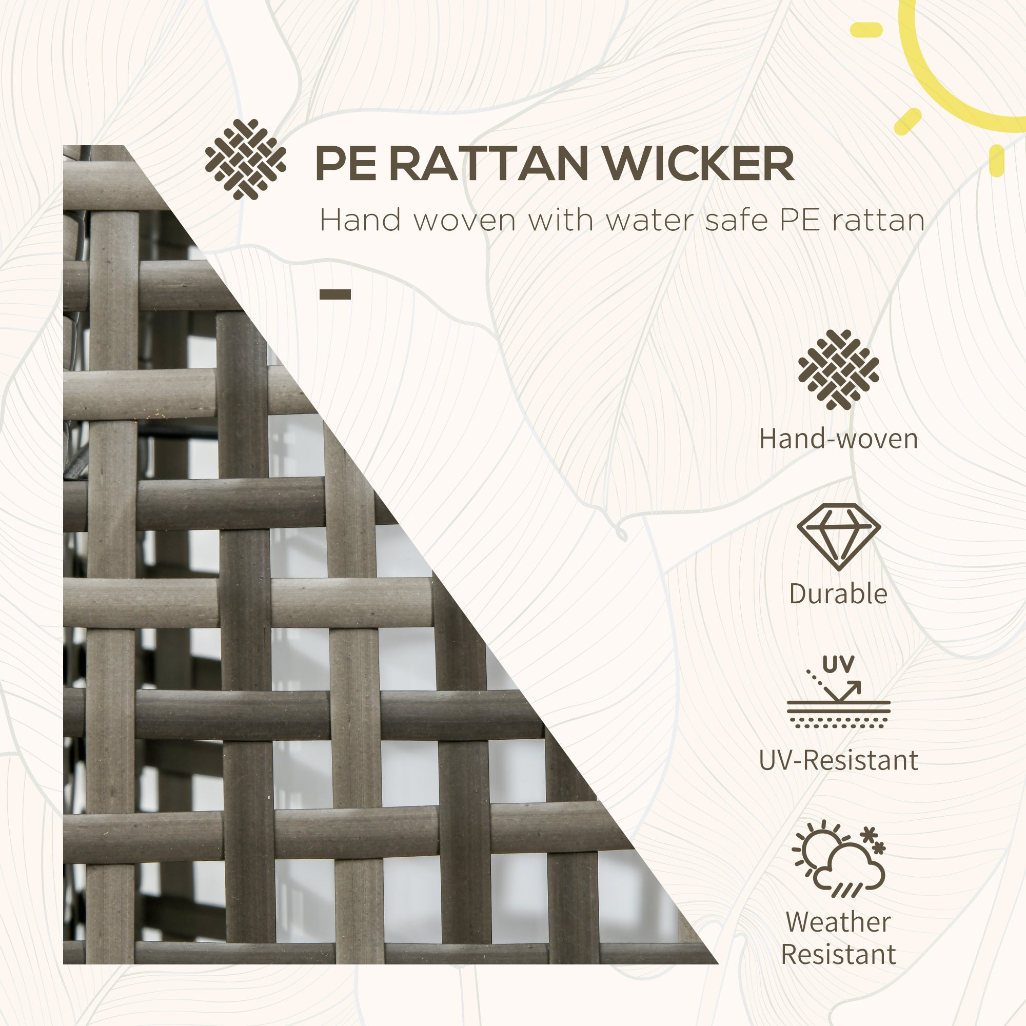 Solar Floor Lamp - 30.75" Outdoor Garden Pathway Light with Auto On/Off LED for Porch & Yard