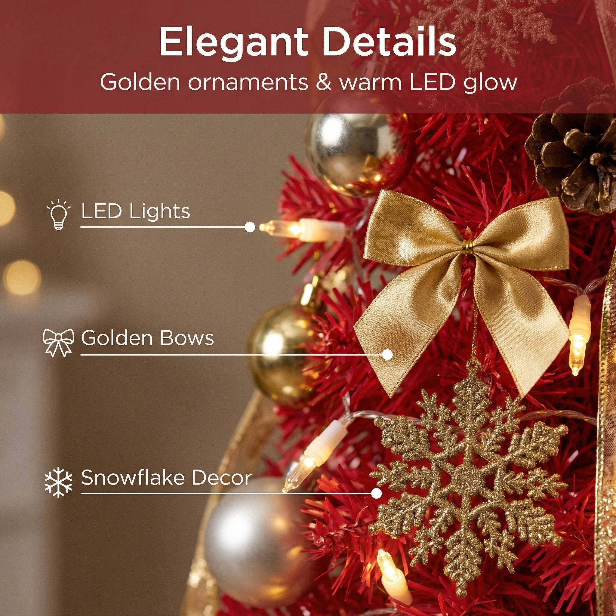 Ultimate Space-Saving 6FT Pop-Up Christmas Tree with 150 LED Lights