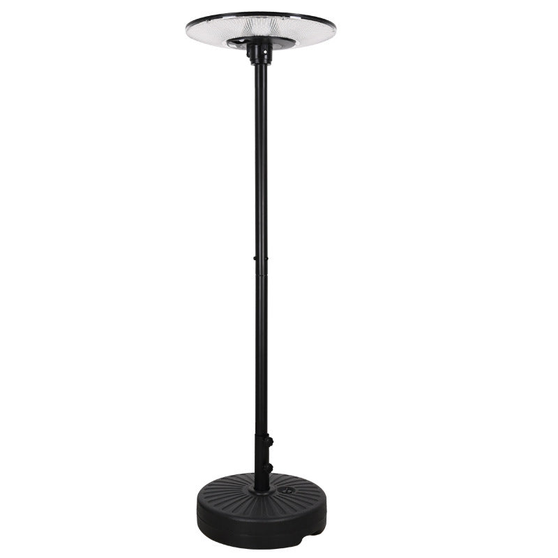 Portable Solar Security Light - 2.2M Flying Saucer Pole Light, Radar Motion Sensor, Triple Light Mode, IP65 Waterproof (12000mAh)